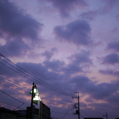 今日の夕空