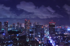 東京タワーから。