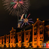 Red brick fireworks