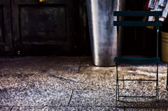 Steel chair