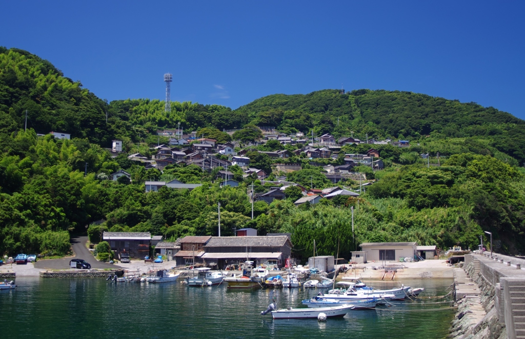 瀬戸の漁村