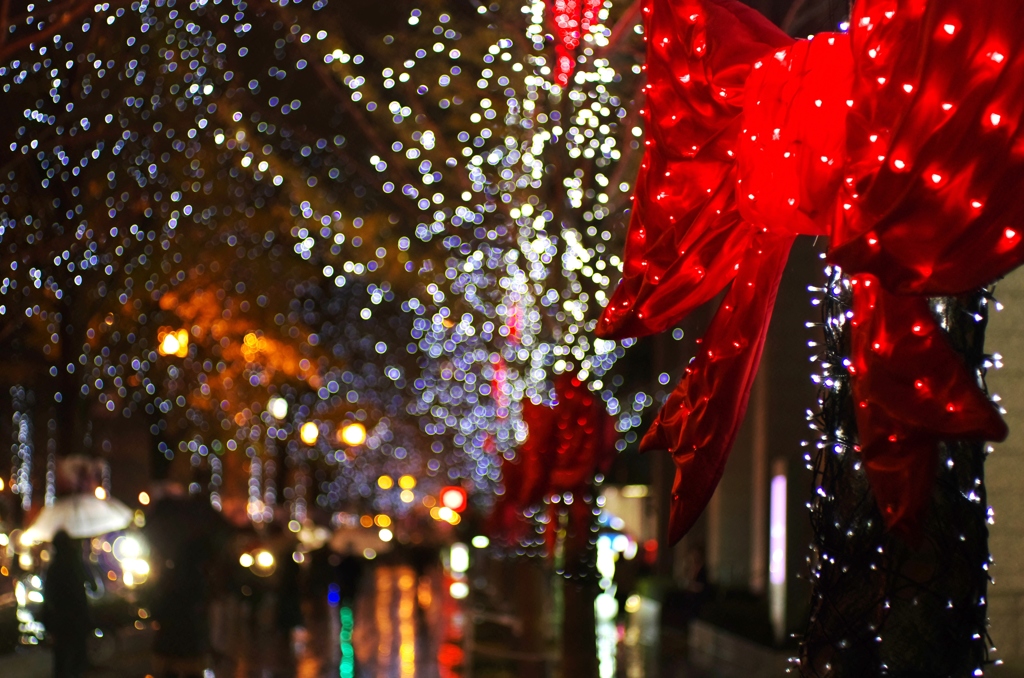 Ribbon in the rain