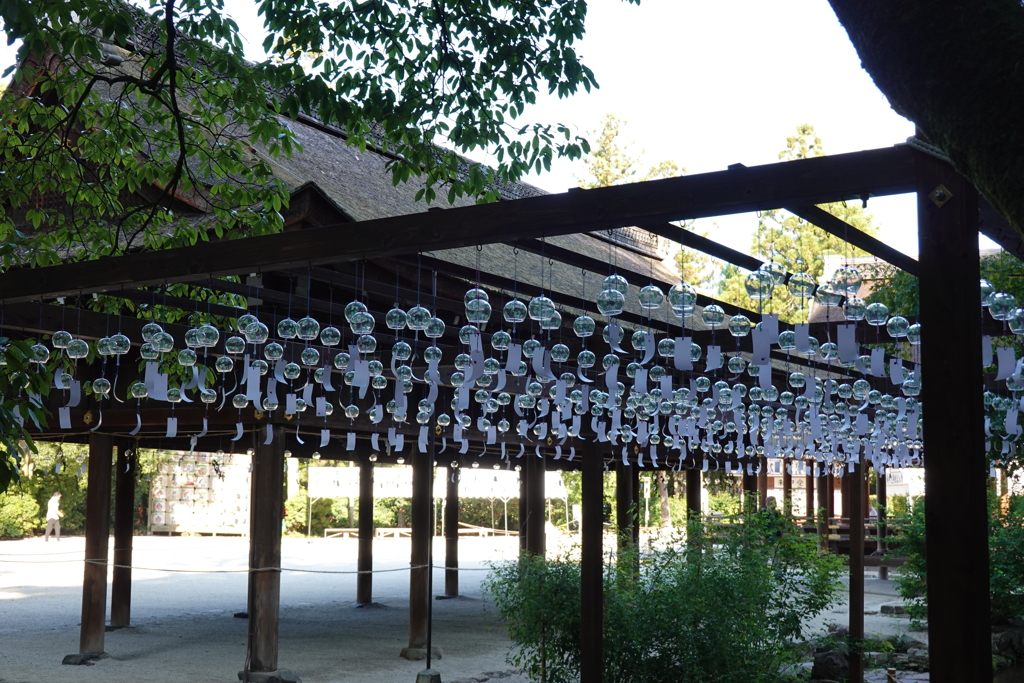 上賀茂神社　風鈴