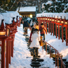 雪が降った日。