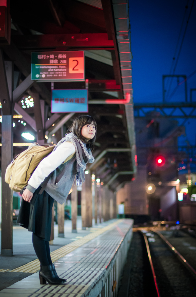 帰り道。