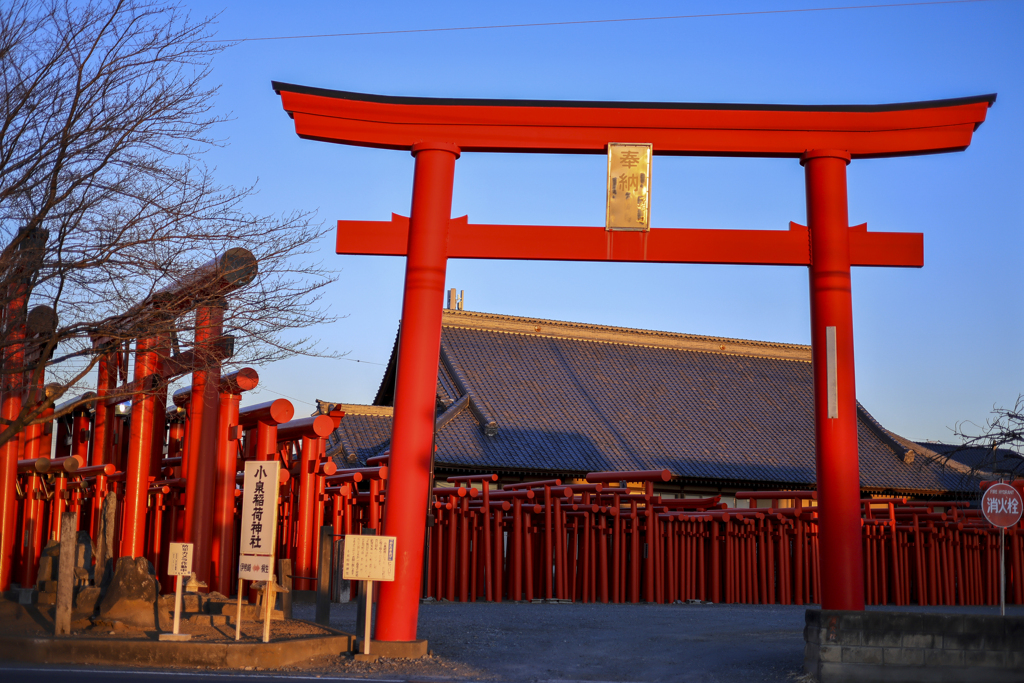 赤い鳥居、