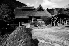 沼田市南郷の曲屋