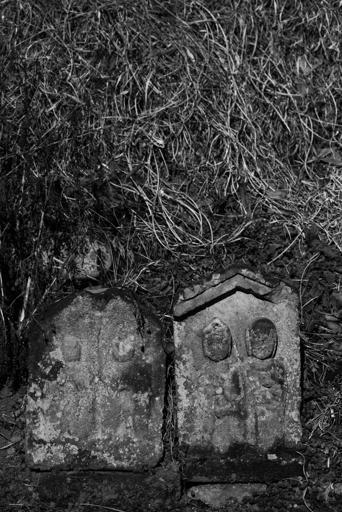 道しるべ（奥四万街道）