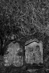 道しるべ（奥四万街道）