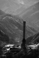 足尾の遺跡（銅山）