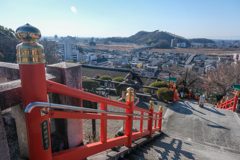 織姫より足利市内を望む