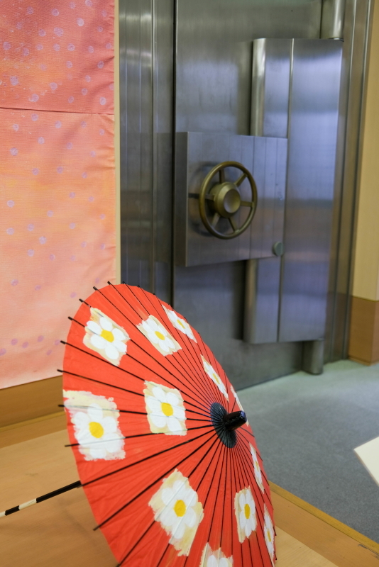 金庫のある展示場