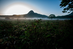 朝霧の高原　榛名山