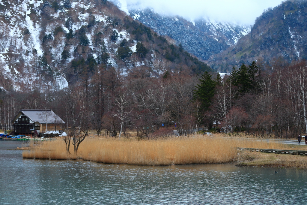 遠い春（奥日光湯の湖）