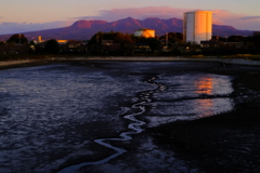 夜明けの水なし沼、