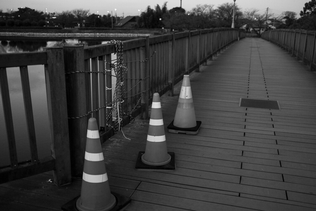 壊れかけた愛妻橋