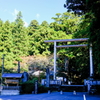 秋晴れの赤城神社