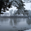 雪の公園