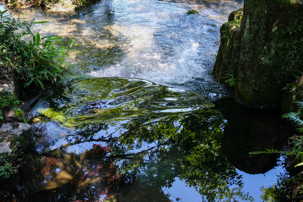 出流原湧水　