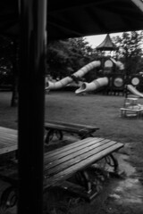 雨の公園　
