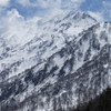 一人旅　雪山を仰ぐ、