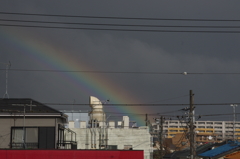 虹色の光