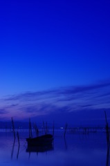 印旛沼：夜明け前の静寂