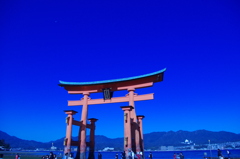鳥居×青