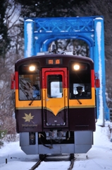 雪日のポートレイト