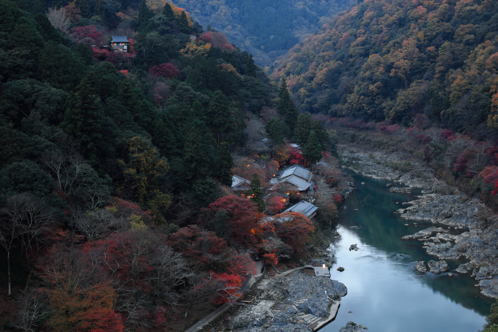 嵐山の星