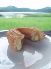 沼尻休憩小屋のドーナツ