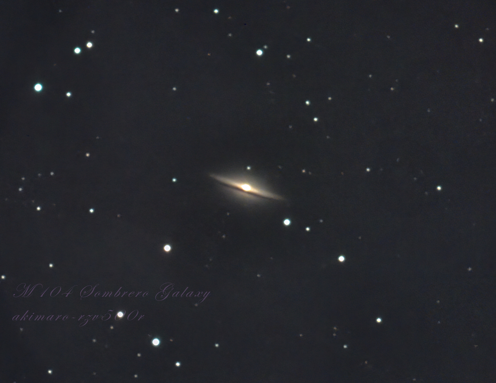 200421 M104ソンブレロ銀河(札幌市内)