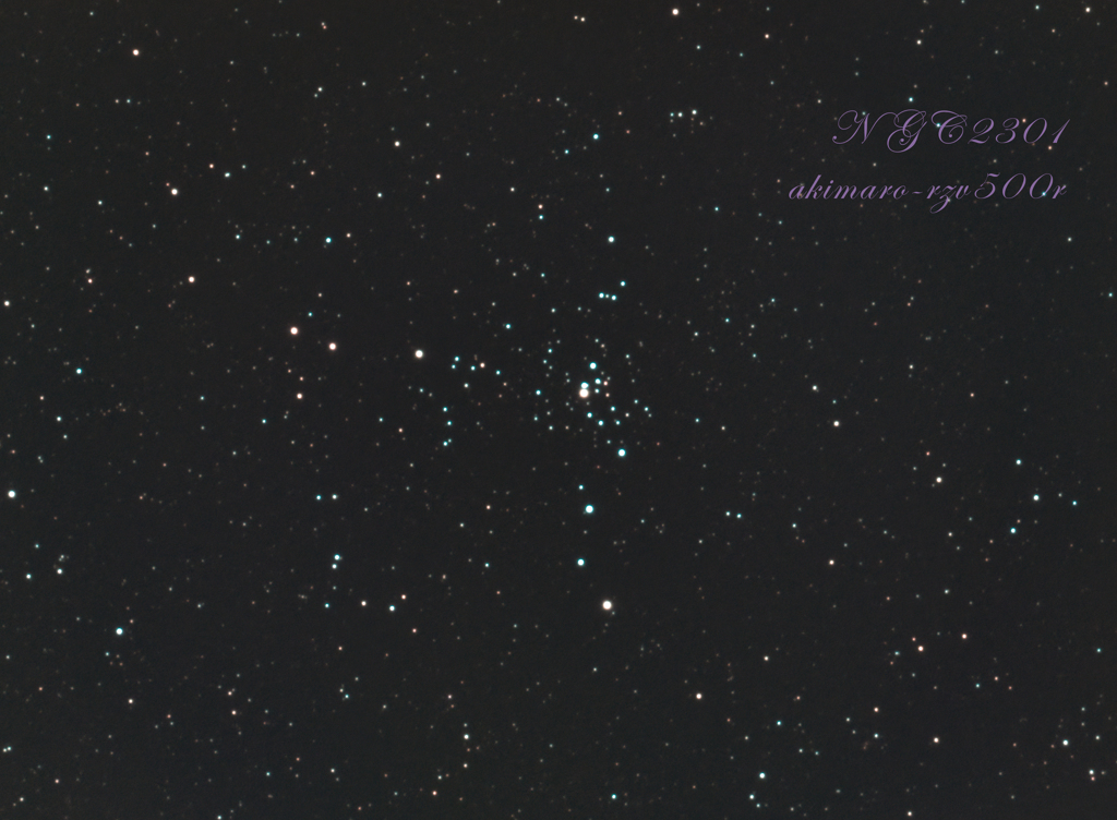 200211 NGC2301 散開星団(札幌市内)