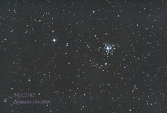 191027 NGC2362 線香花火星団 (札幌市内)