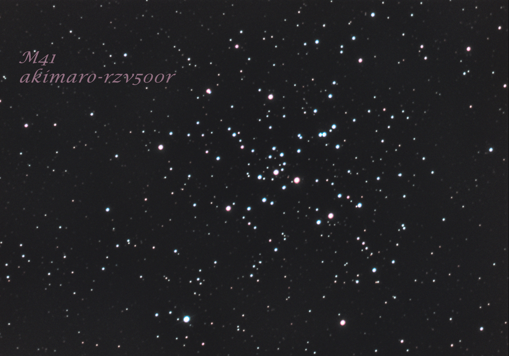 200126 M41散開星団 (札幌市内)