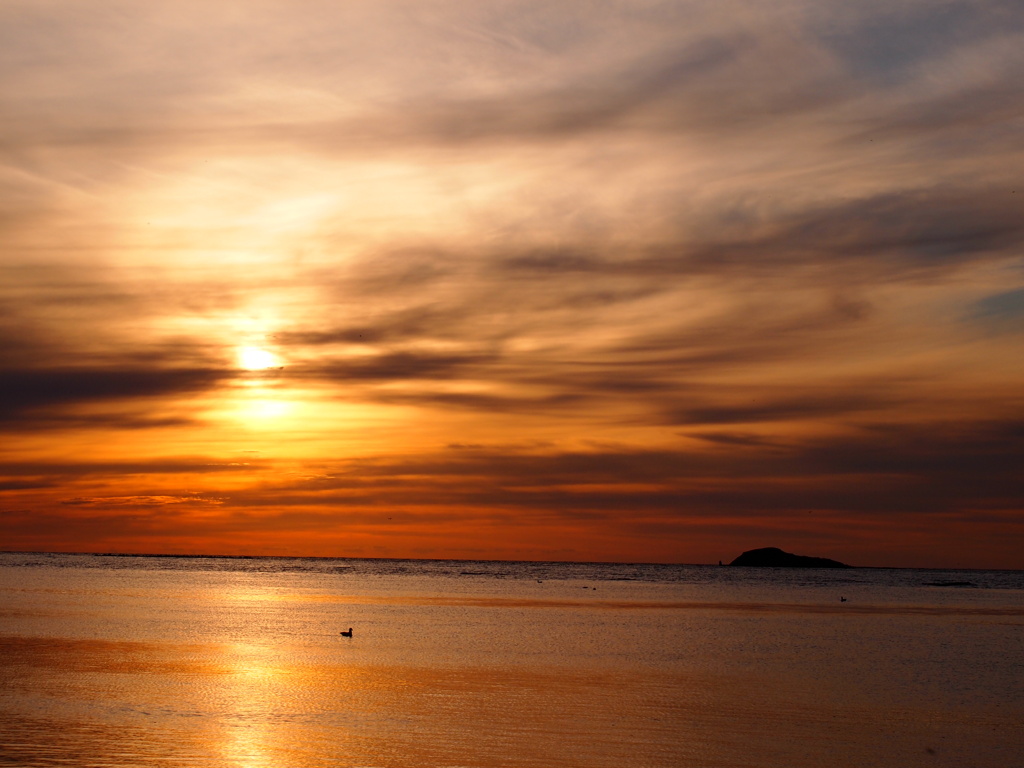 もうすぐ、今日が終わります。
