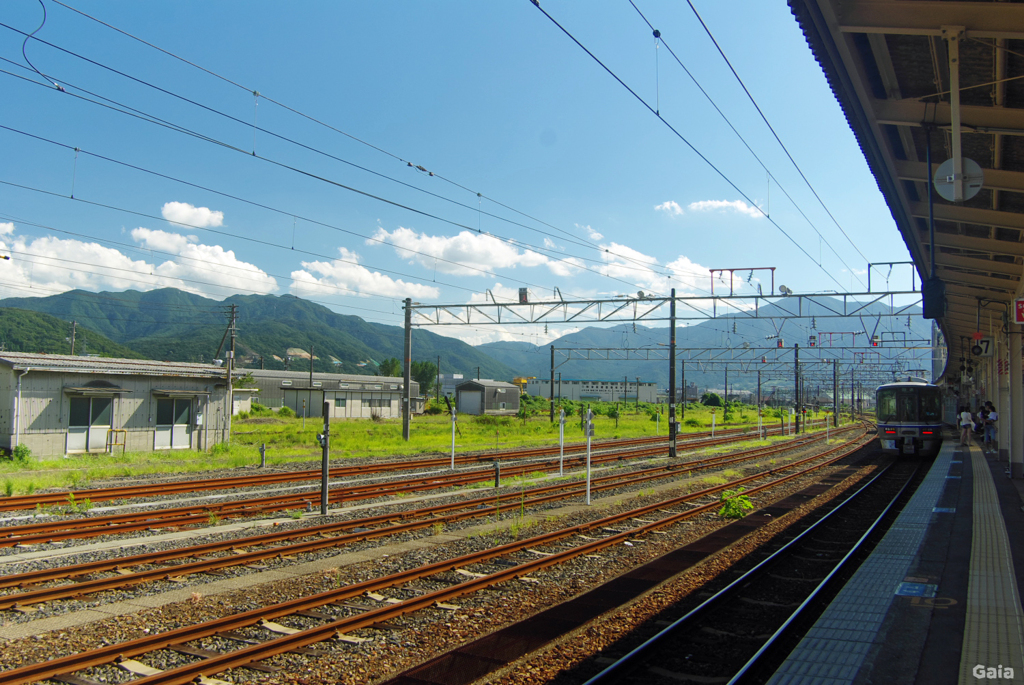 敦賀駅の夏