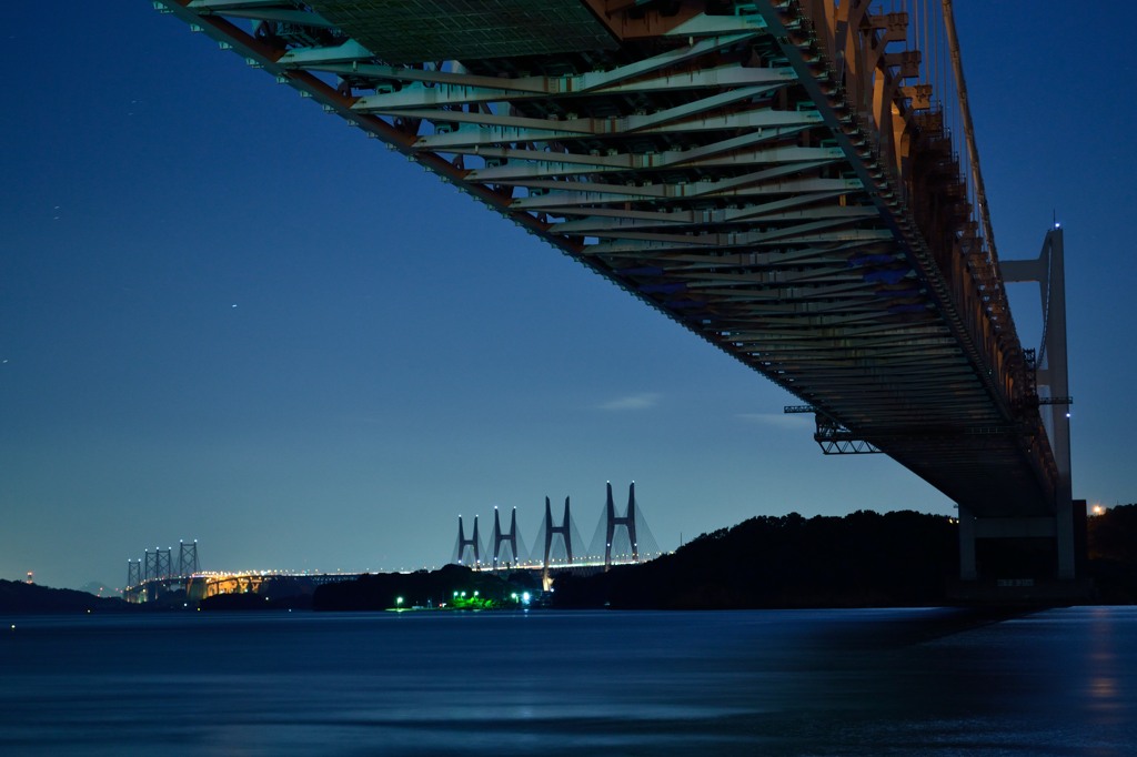 瀬戸大橋　夜景