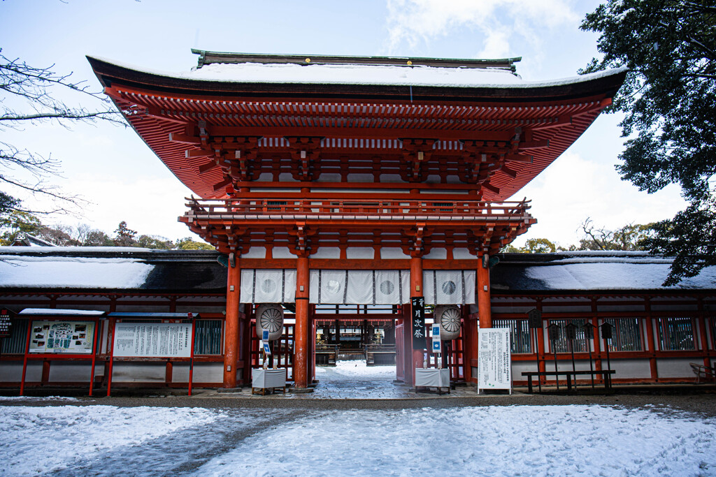 雪の下鴨神社