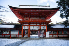 雪の下鴨神社