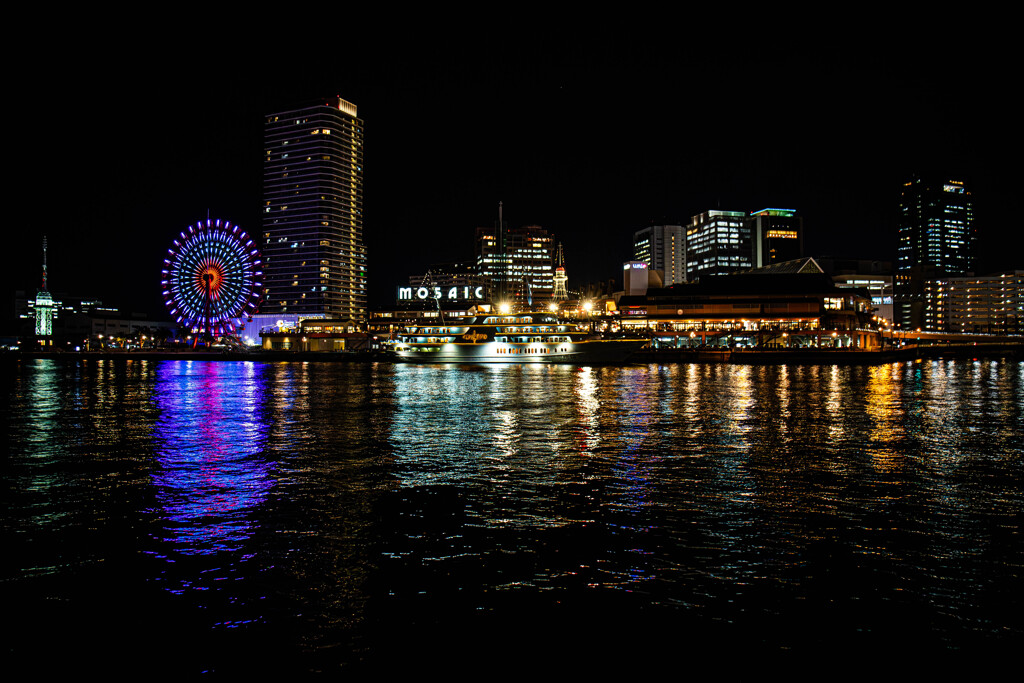 神戸ハーバーランドの夜景