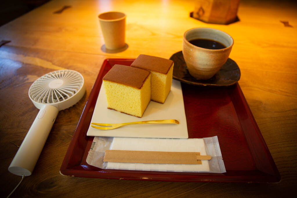 カステラと珈琲