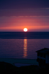 夕日ヶ浦に沈む夕日　Ⅱ