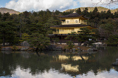 晩秋の金閣寺