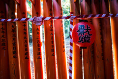 祭の日を待つ千本鳥居で。　Ⅱ