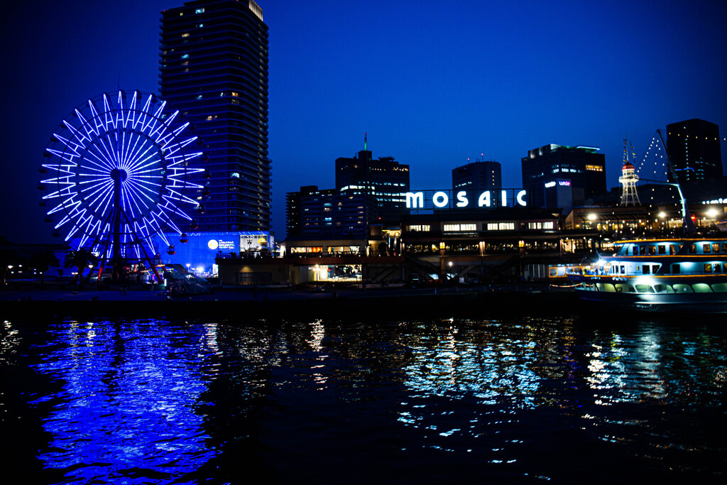 神戸ハーバーランドの夜景