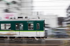 初・流し撮り♪