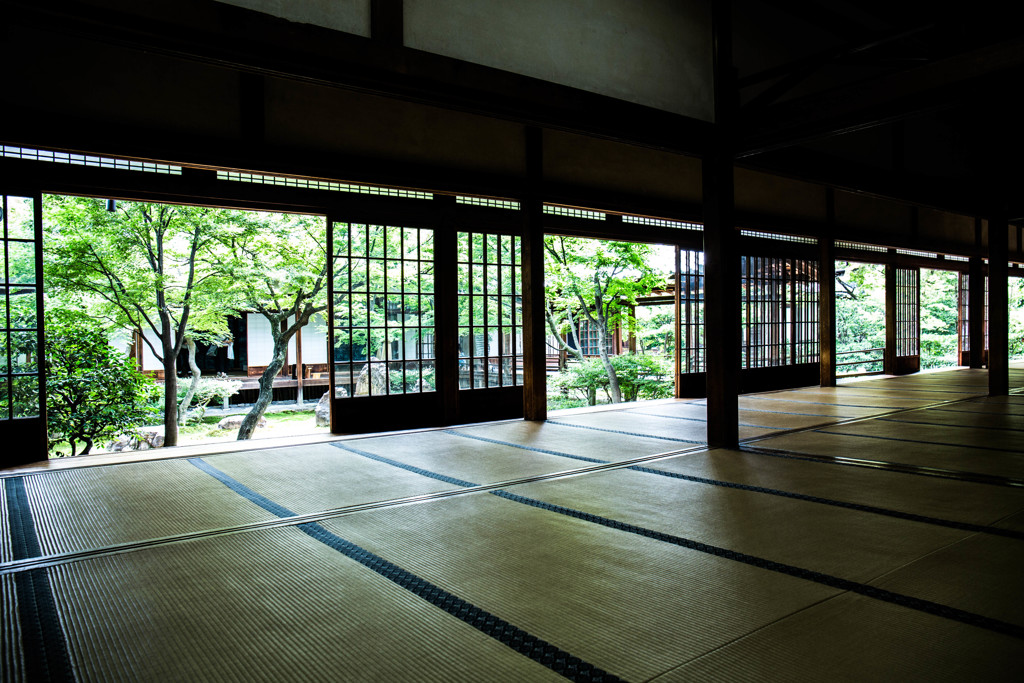 建仁寺の潮音庭を愛でる