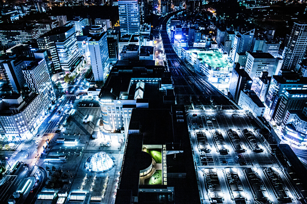 札幌の夜景