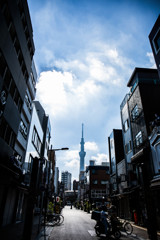 夏空の浅草